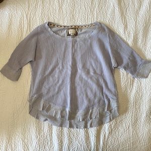 Anthropologie 3/4 length shirt